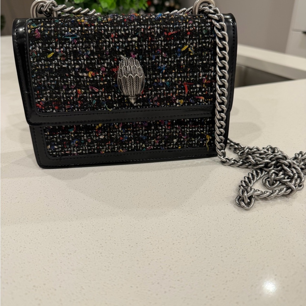 Kurt Geiger Multicolor Tweed Crossbody Bag